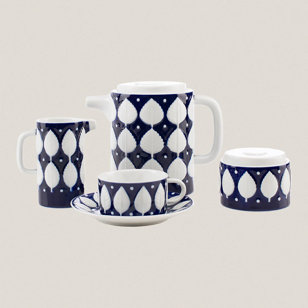 Breakfast Set 2 services F73 Azul