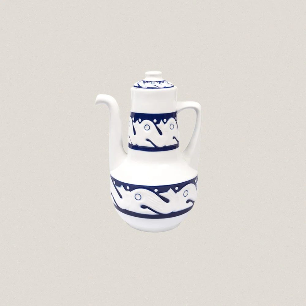 Coffee Set 12 services Peixes Azul - Image 3