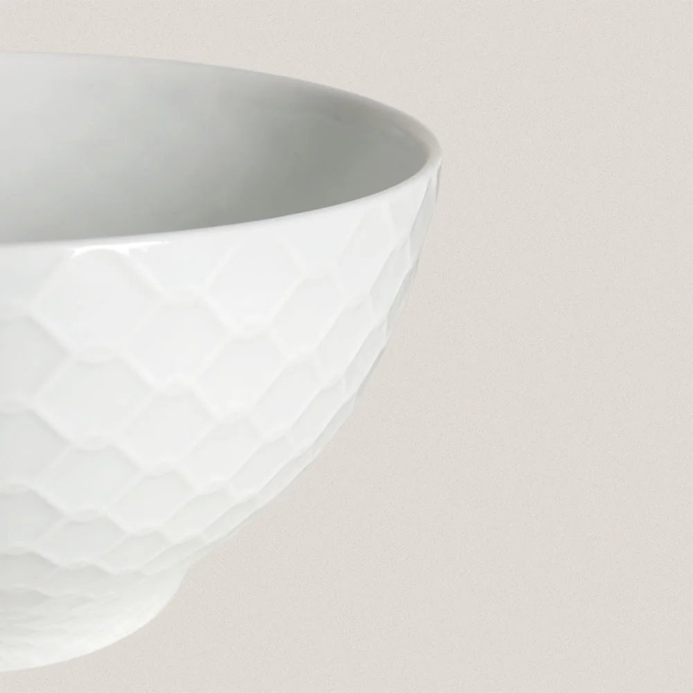 Large Bowl Rede White - Image 5