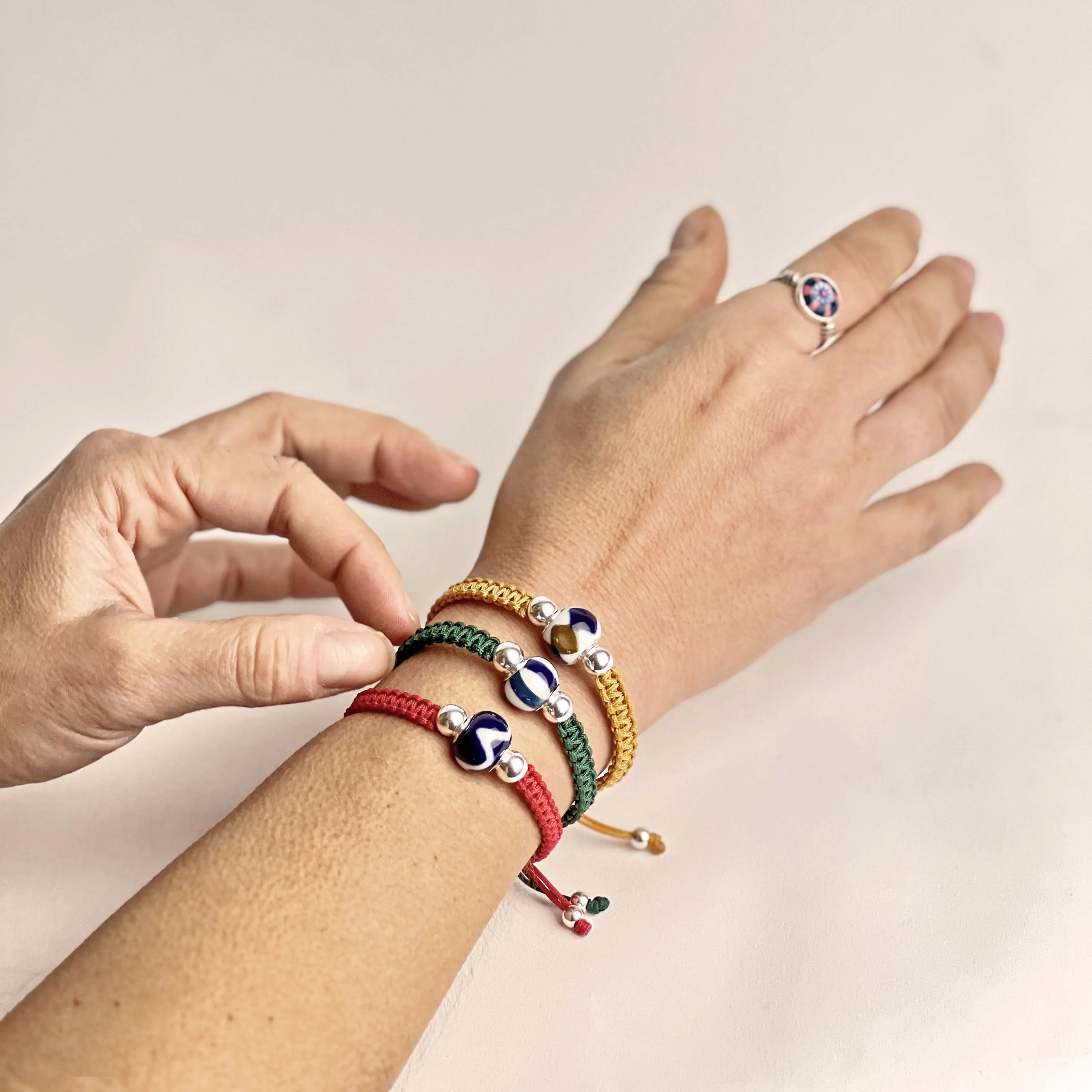 Orzán Ocher String Bracelet - Image 2