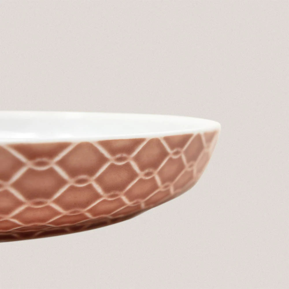 Small Plate Rede Tile Pink - Image 3