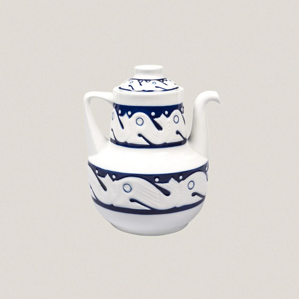 Tea Set 12 services Peixes Azul - Image 3