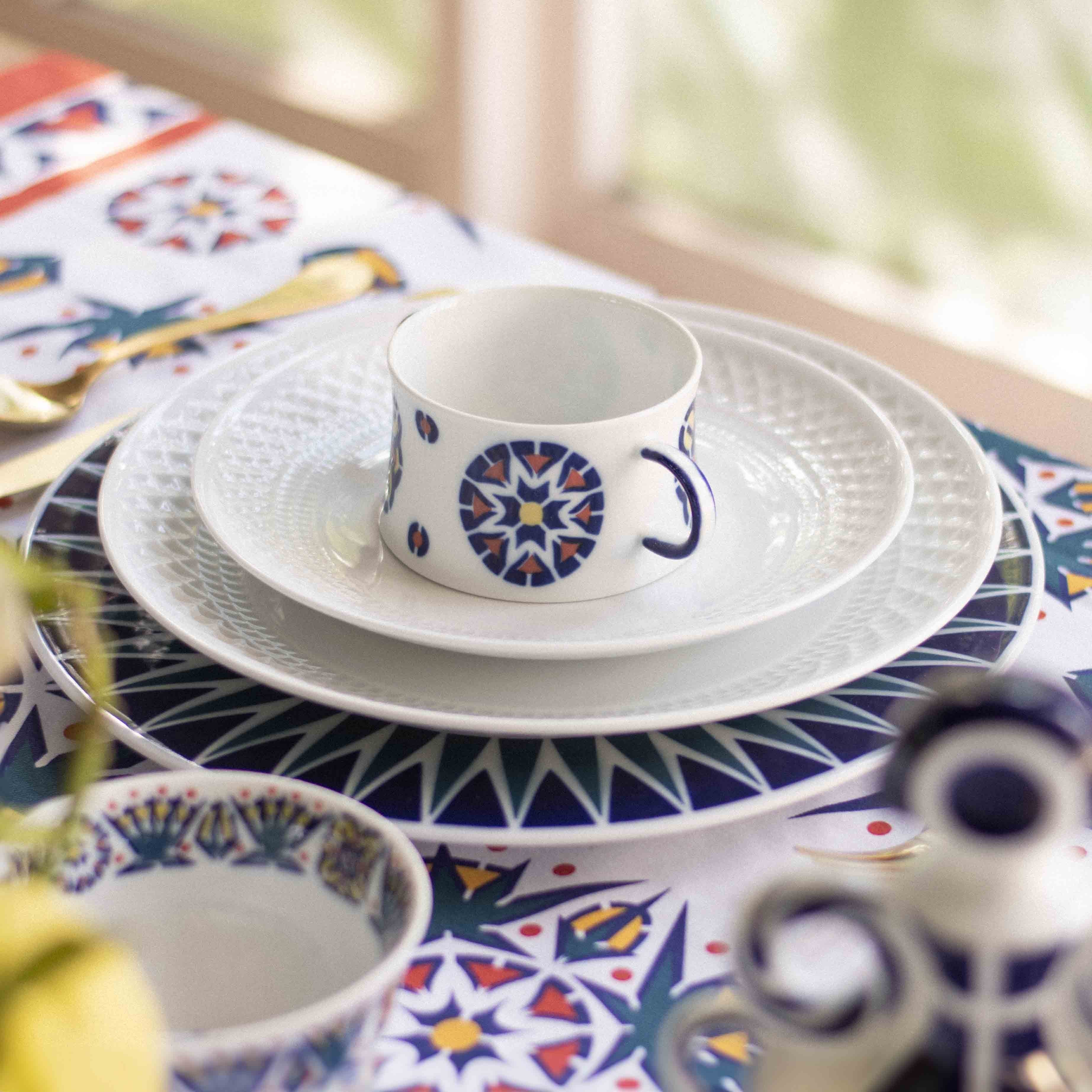Toxo Color Cotton Tablecloth - Image 2
